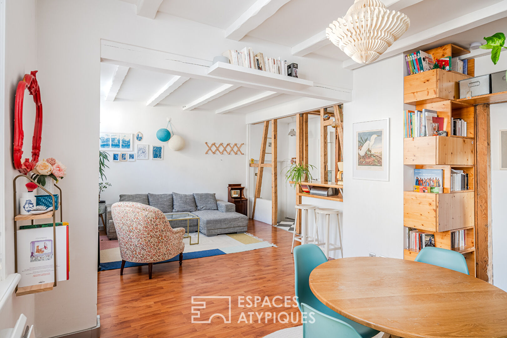 Appartement de caractère rénové au calme d&rsquo;une cour intérieure