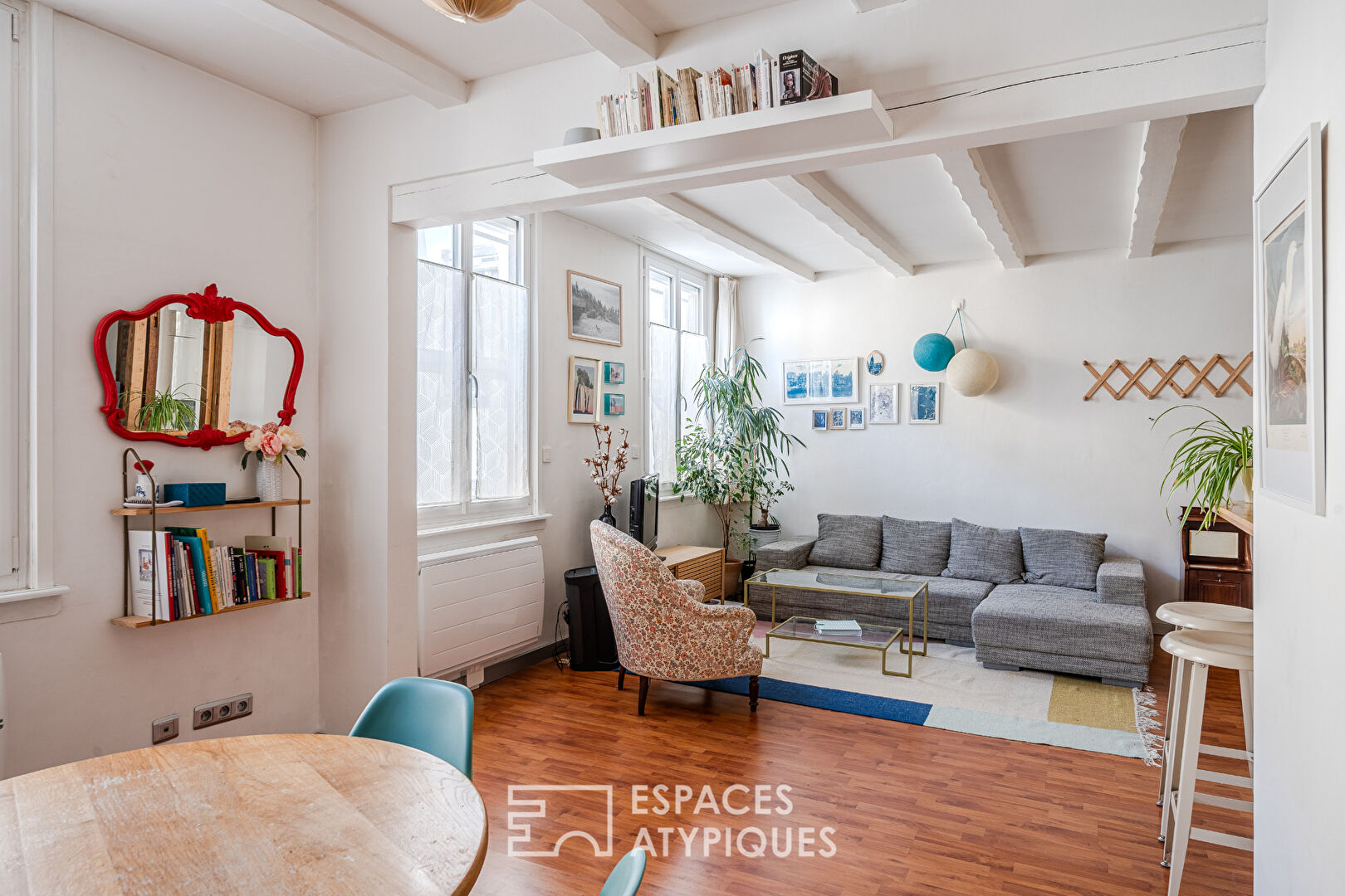 Appartement de caractère rénové au calme d&rsquo;une cour intérieure