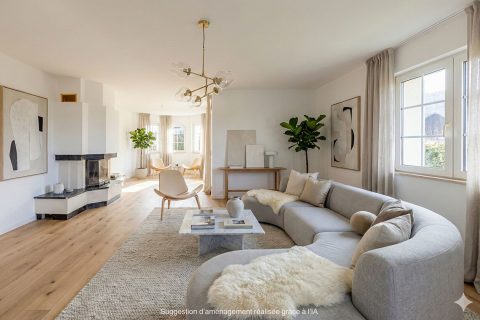 Maison avec vue dégagée à deux pas de la frontière Suisse