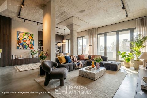 Plateau brut à aménager dans une ancienne imprimerie