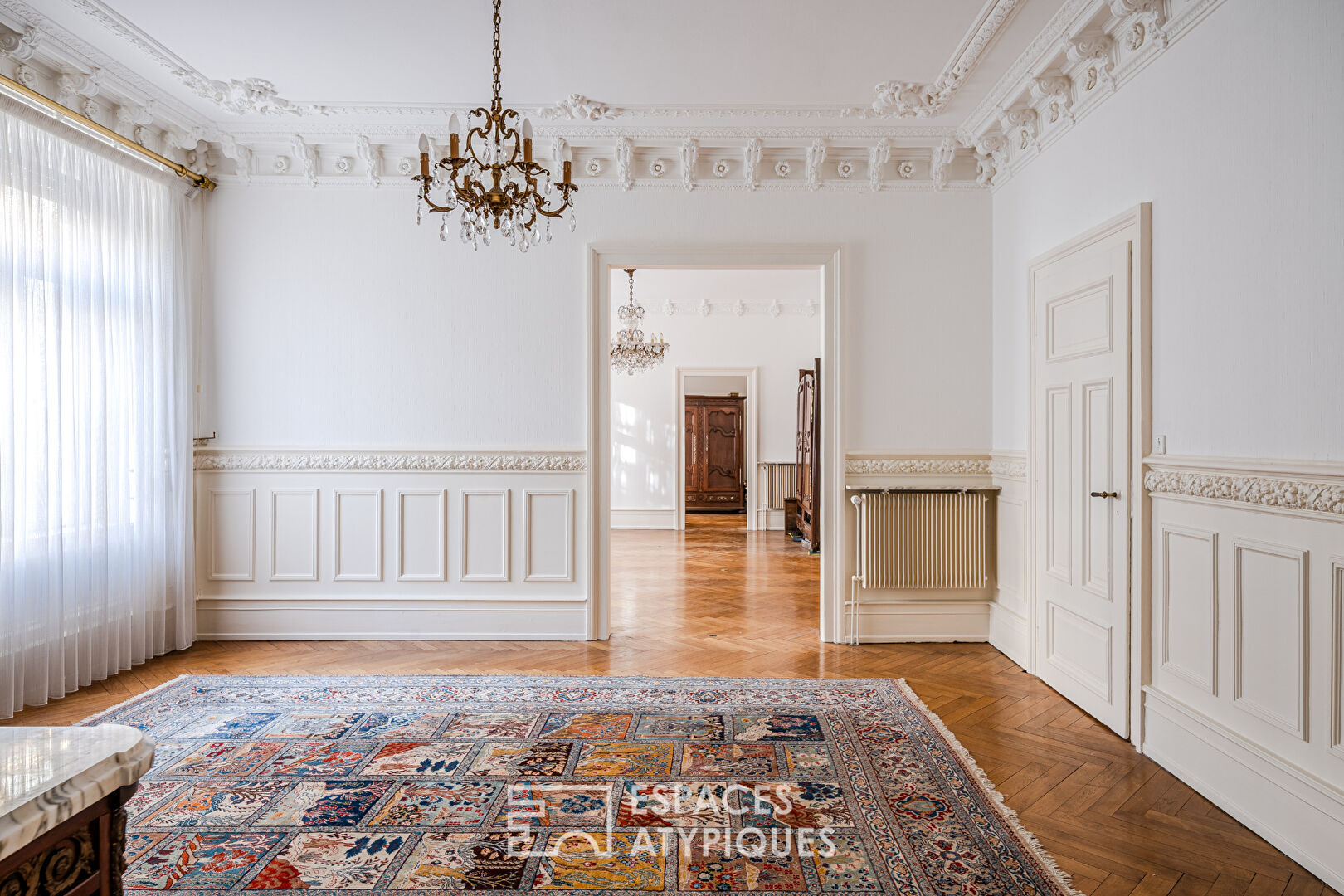 Appartement bourgeois et son jardin quartier Orangerie