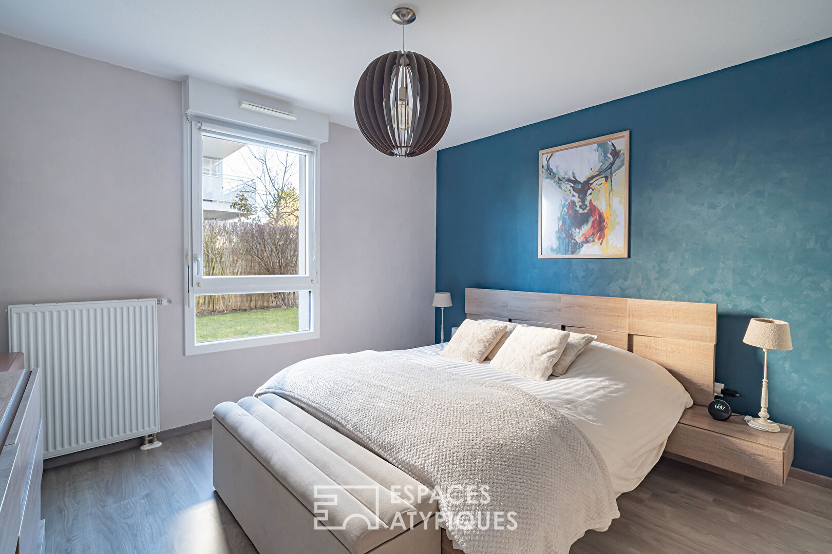 Rez-de-jardin dans un environnement arboré