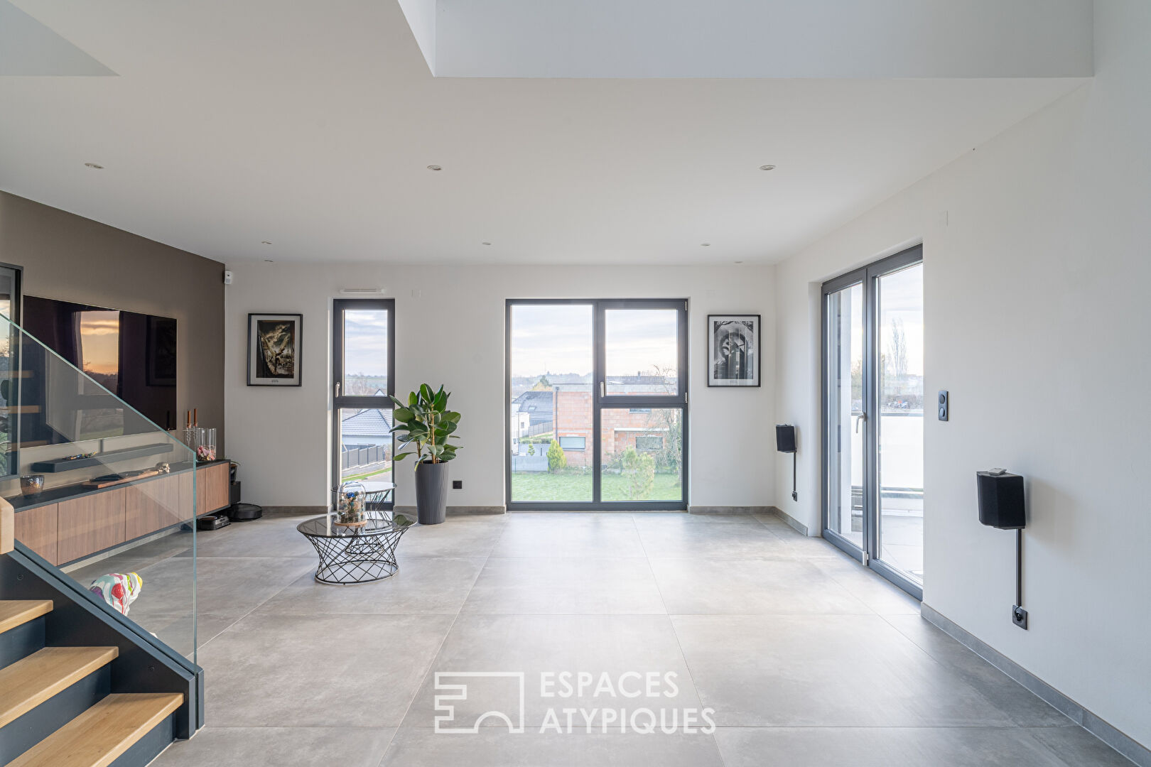 Duplex contemporain avec vue