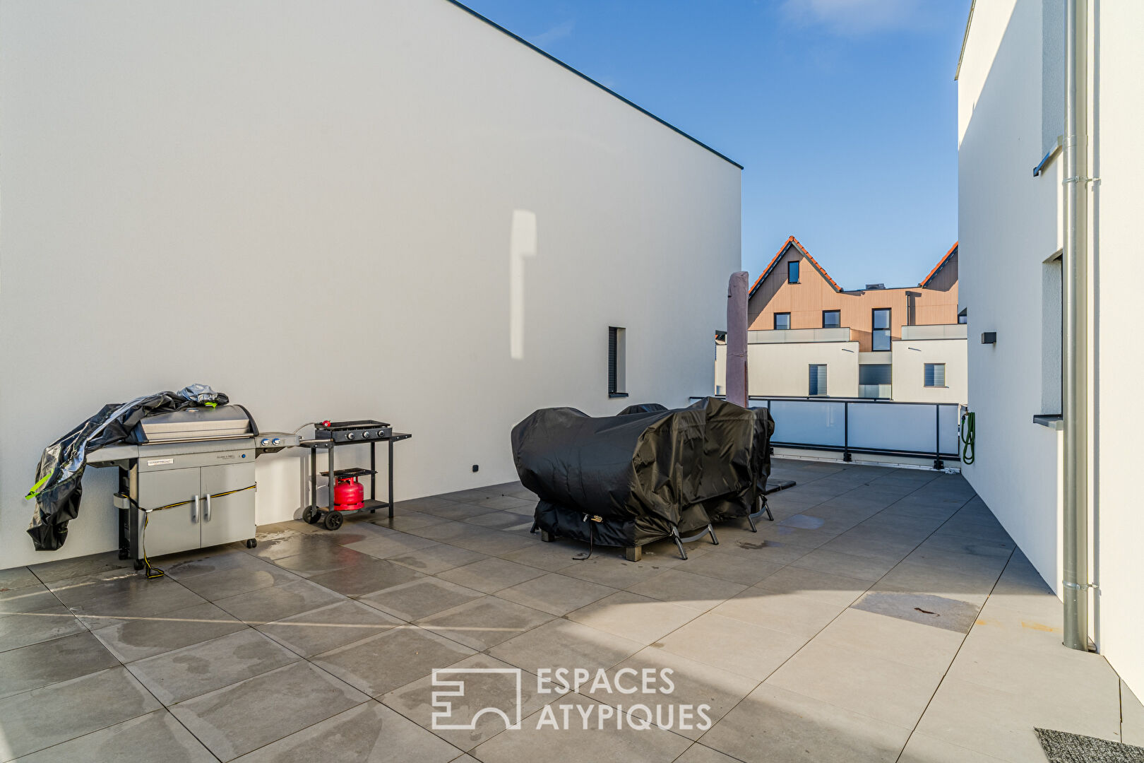 Duplex contemporain avec vue