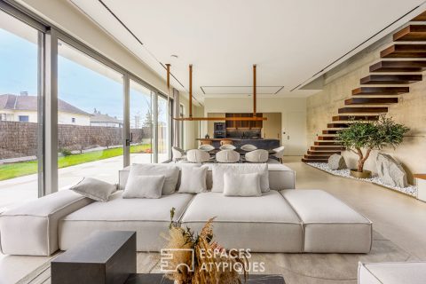 Contemporary house with high-end features