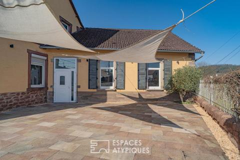 Appartement de caractère rénové et sa terrasse