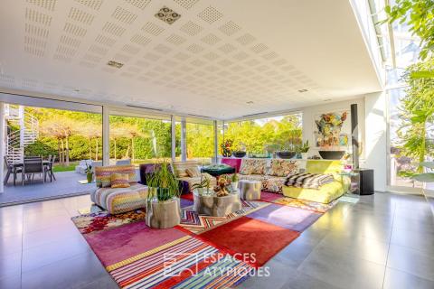 Maison d&rsquo;architecte dans son écrin de verdure au coeur du Rebberg
