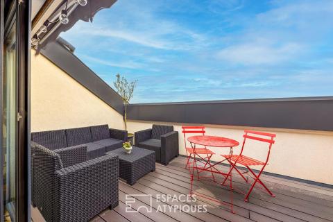 Appartement aux allures de loft sous les toits d&rsquo;un ancien atelier