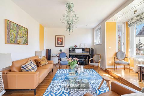 Maison de maître début XXe siècle et son jardin verdoyant