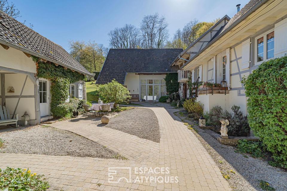 Ancienne ferme viticole restaurée et ses chambres d'hôtes