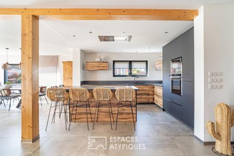 Maison d&rsquo;architecte contemporaine et sa piscine