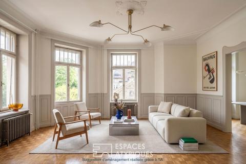 Appartement Art nouveau et ses balcons au coeur de la Neustadt