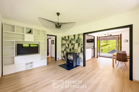Maison rénovée bordée d&rsquo;un ruisseau au pied du Petit Ballon