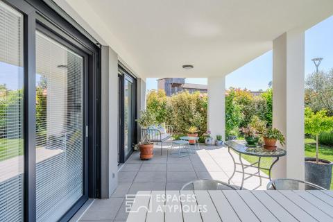 Rez-de-jardin aux prestations haut de gamme
