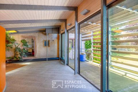 Grange réhabilitée et son espace loft