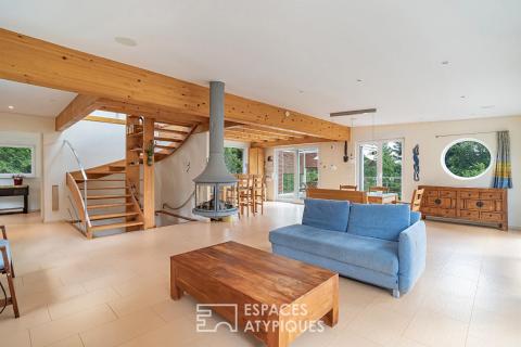 Maison contemporaine en pleine nature