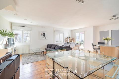 Duplex dans un ancien atelier avec terrasse quartier Neudorf
