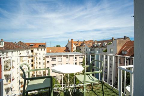 Dernier étage avec balcon quartier Contades