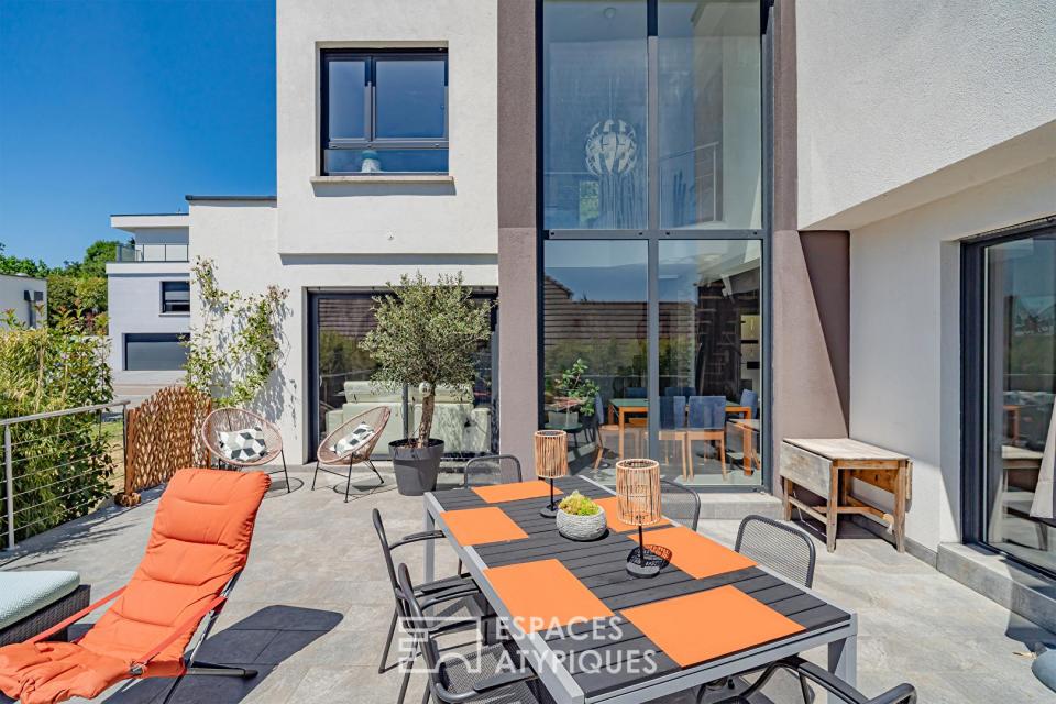Maison contemporaine aux volumes uniques