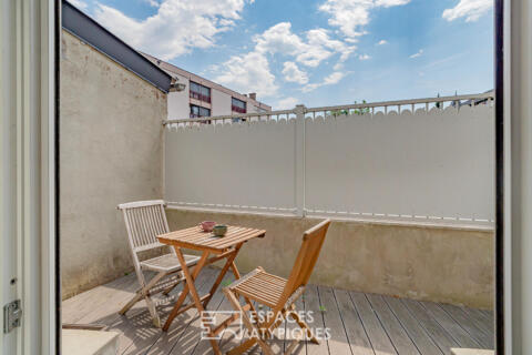 Appartement alsacien avec terrasse au coeur de Strasbourg