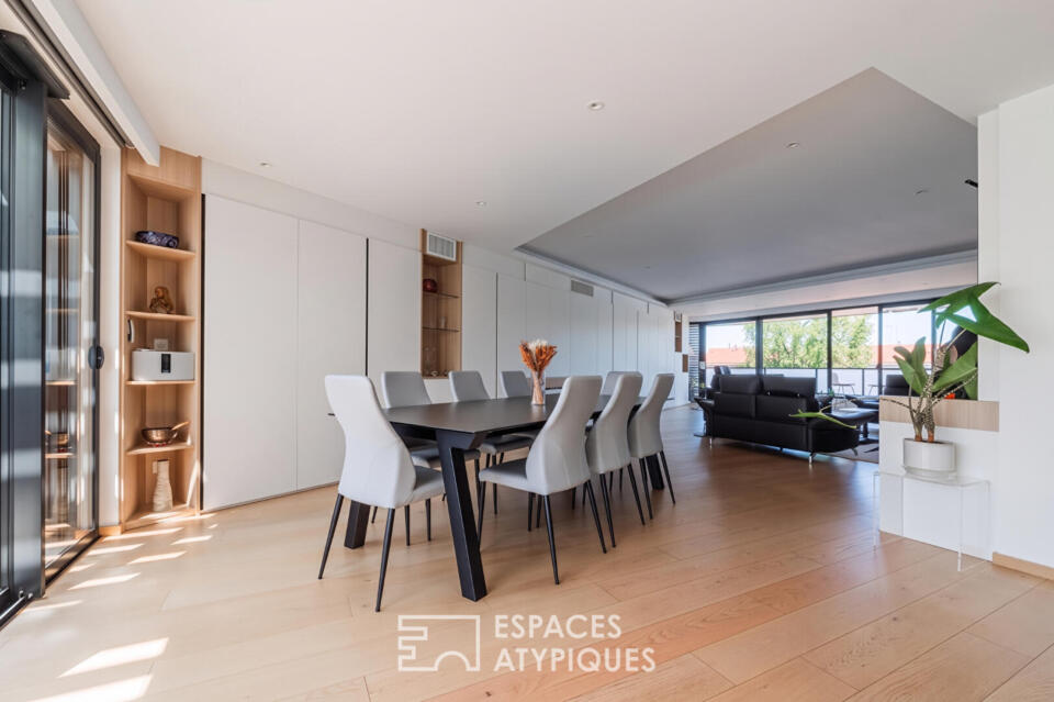 Appartement contemporain avec terrasses et vue panoramique Cour des Haras