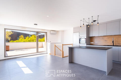 Duplex en dernier étage et sa terrasse