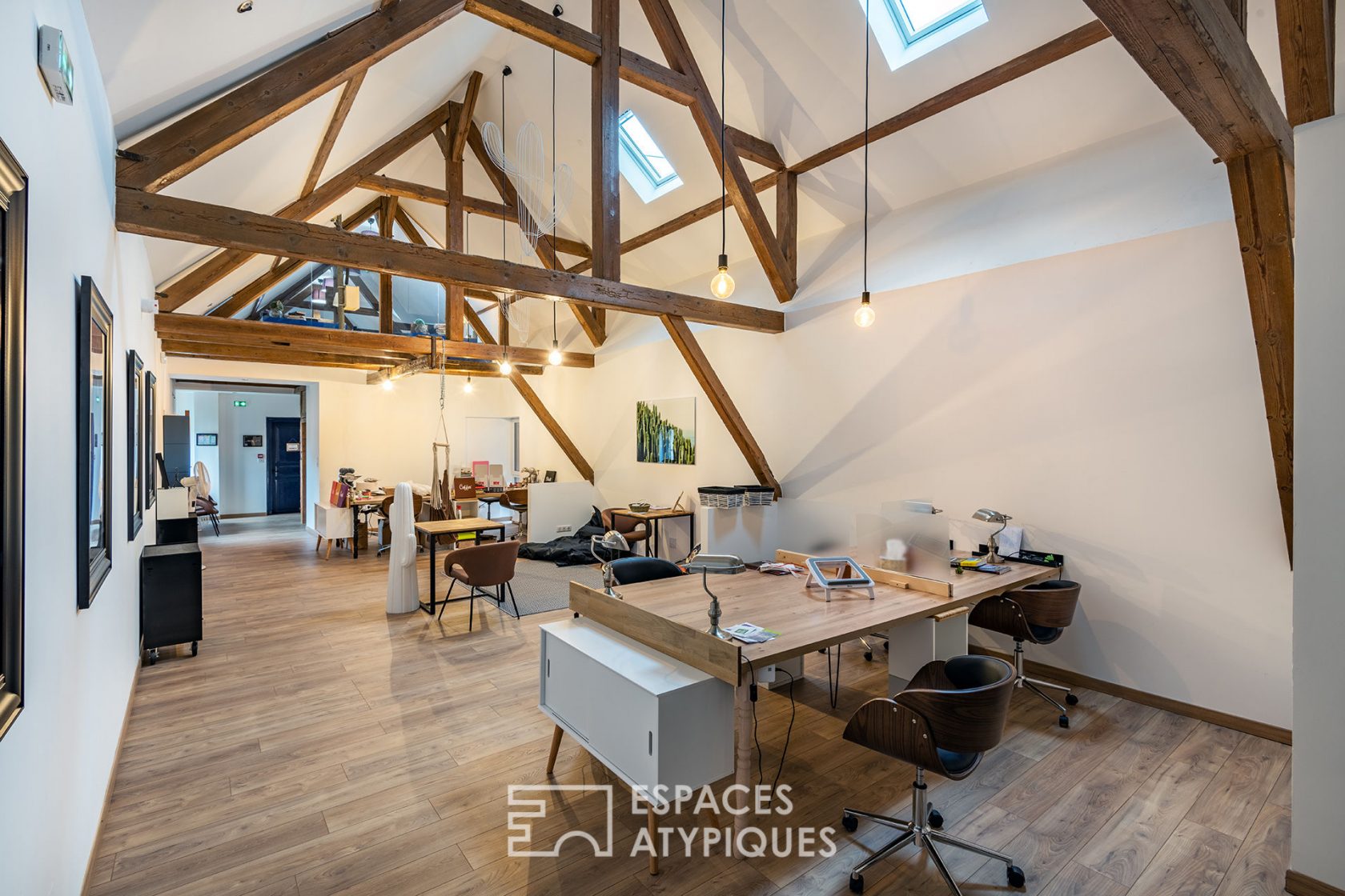 Renovated farmhouse in a loft-style