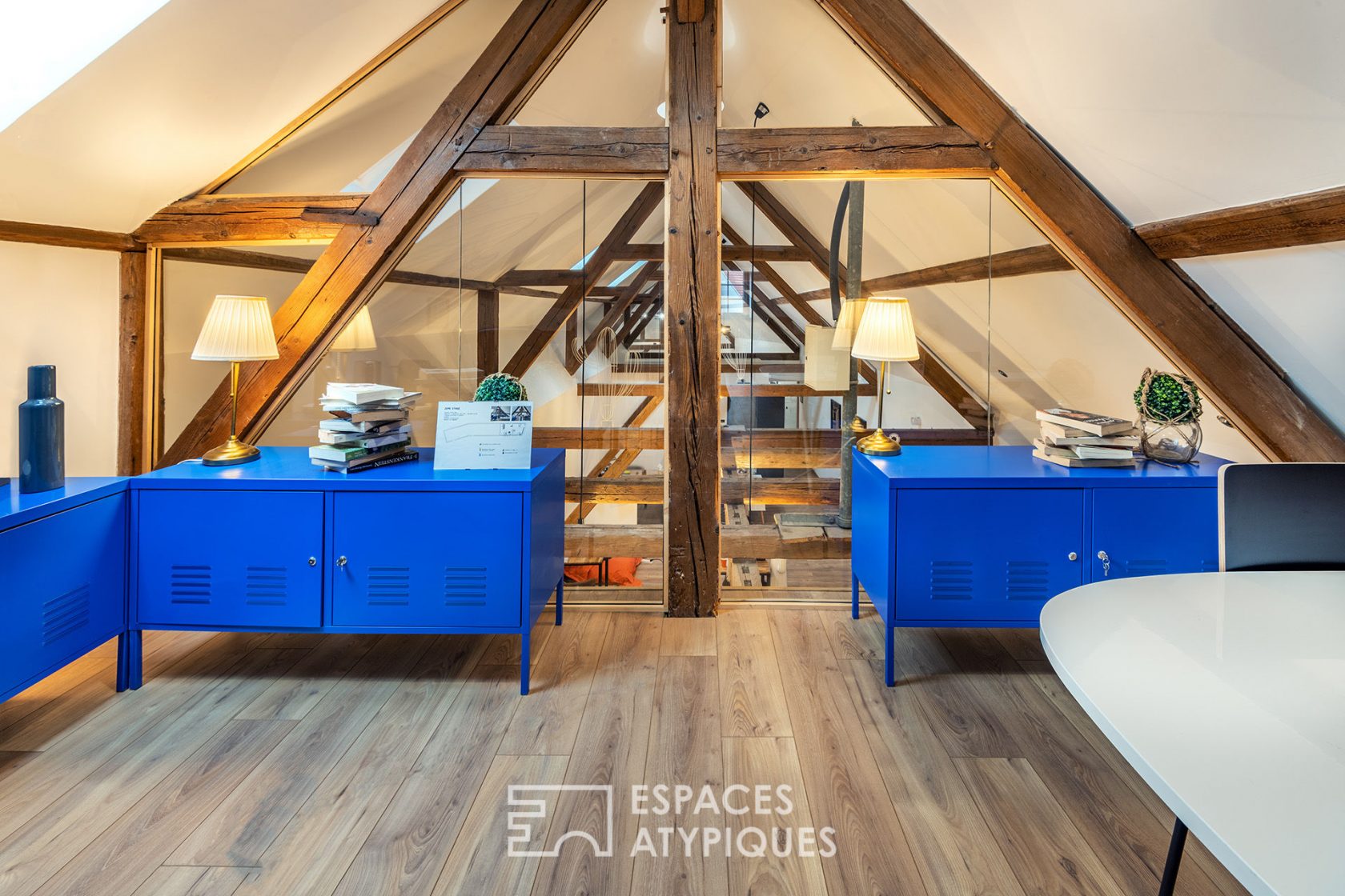 Renovated farmhouse in a loft-style