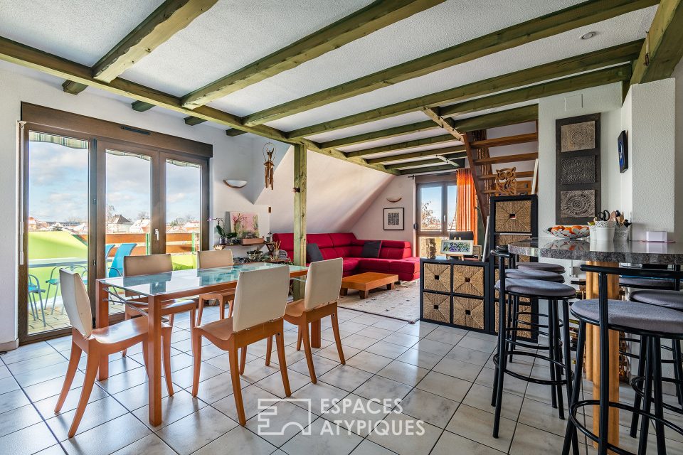 67500 HAGUENAU - Duplex en dernier étage avec vue dégagée - Réf. 488