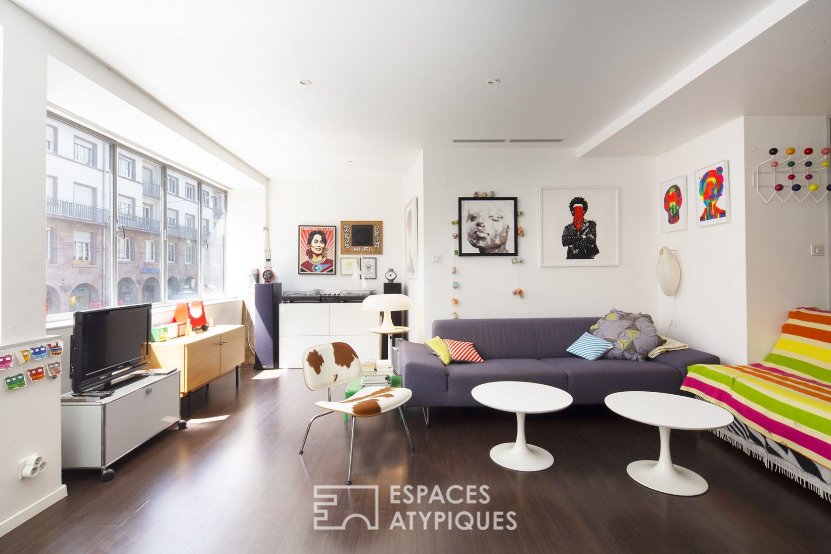 Loft bathed in light in hyper-center