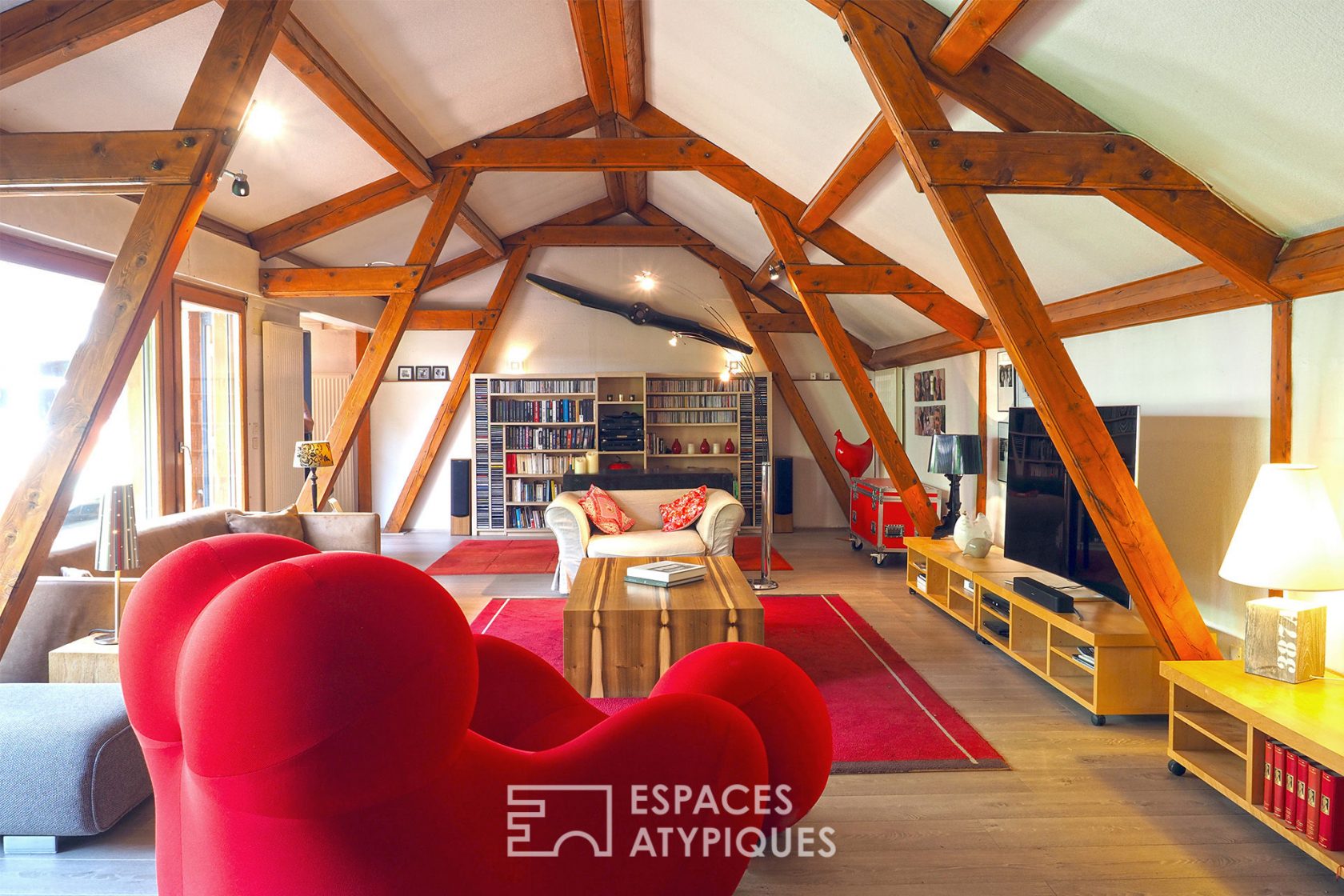Renovated former barn and its secret garden