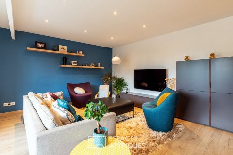 Duplex and its terraces with a view of the greenery