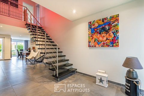 Architect’s house with terrace and garden