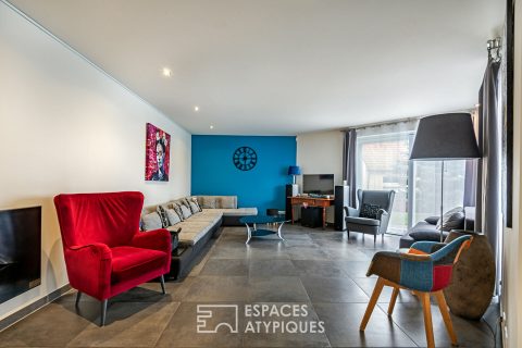 Architect’s house with terrace and garden