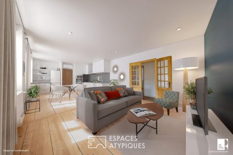 Character flat renovated by an architect