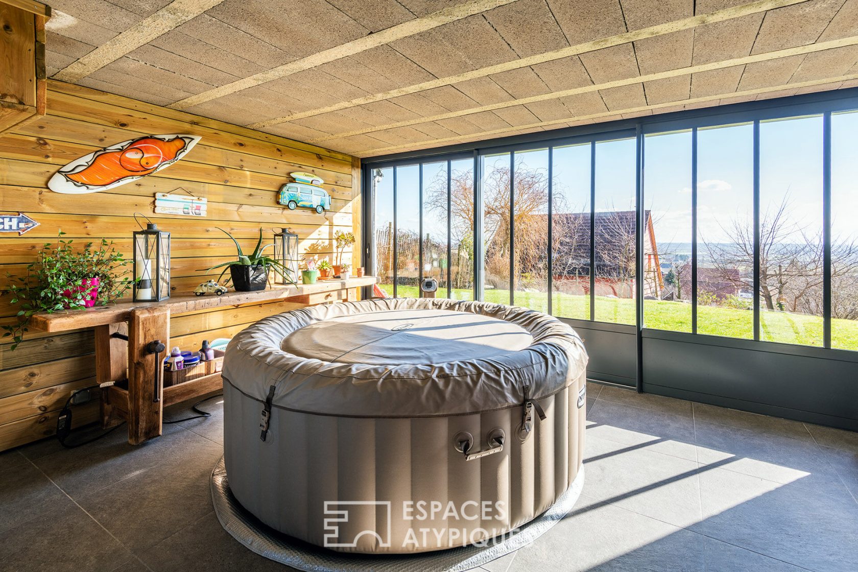 Maison contemporaine avec vue sur la plaine d’Alsace