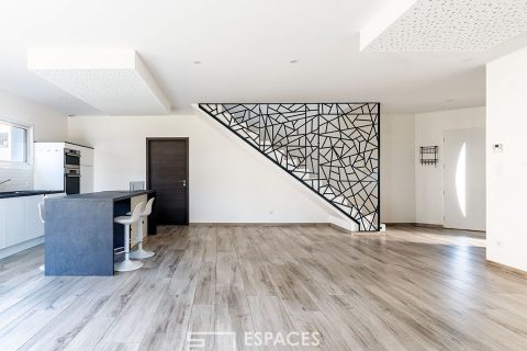 Contemporary house with clean lines