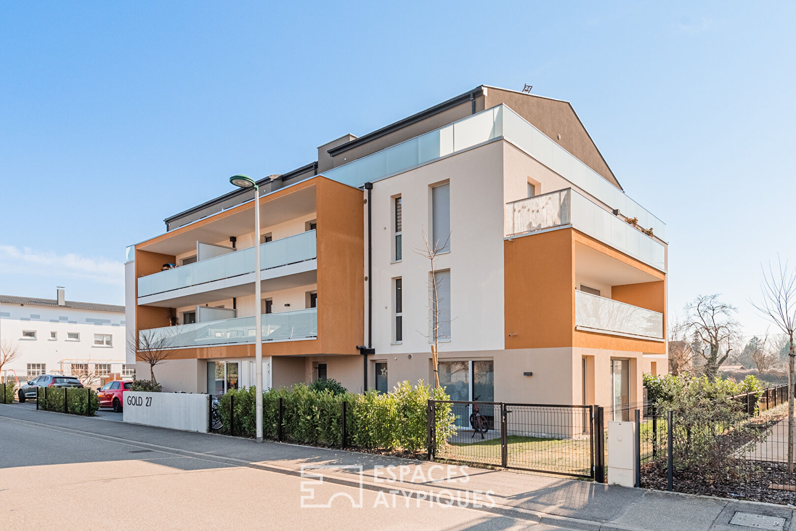 Penthouse with terrace and view of the Vosges mountains