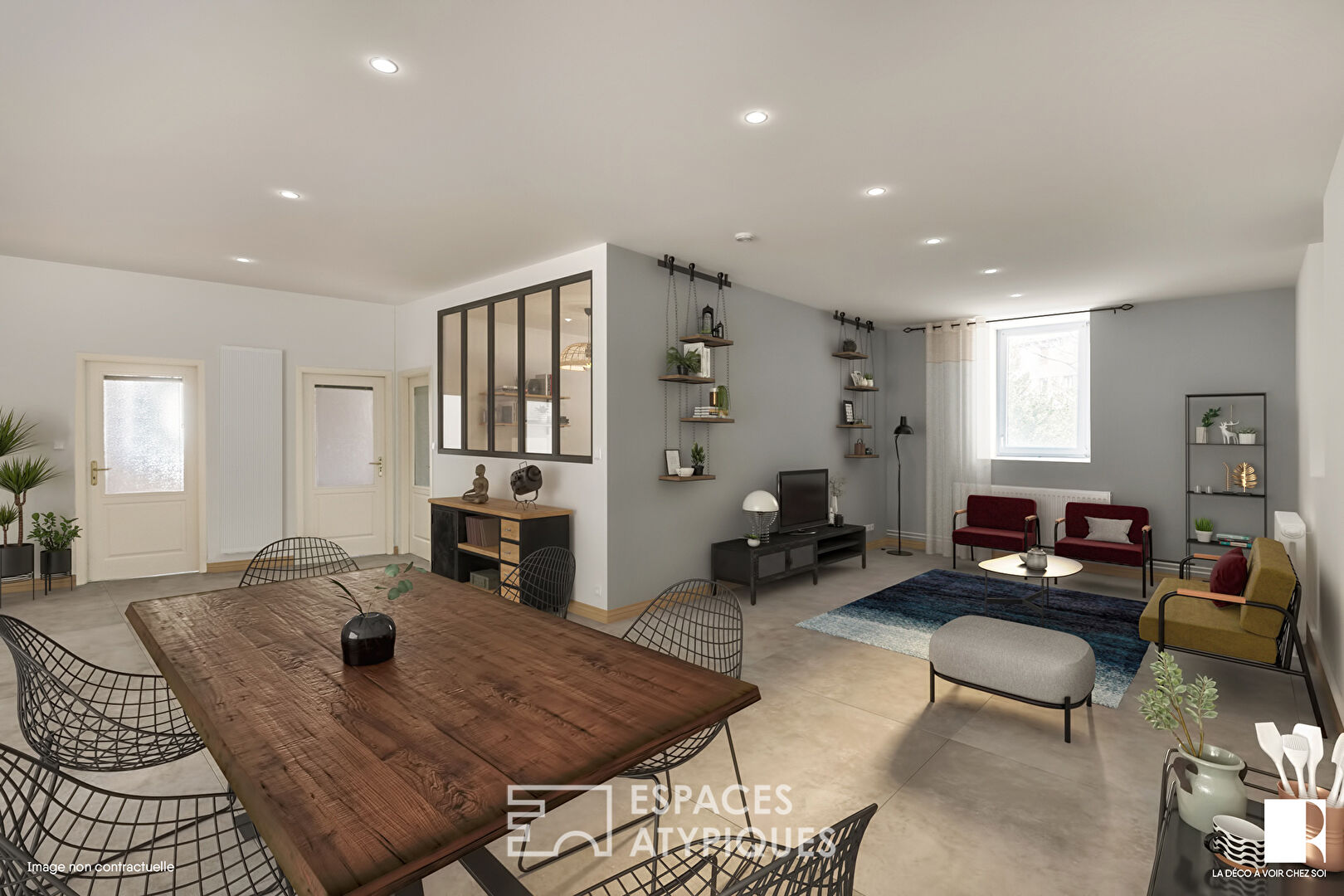 Loft in a former malthouse