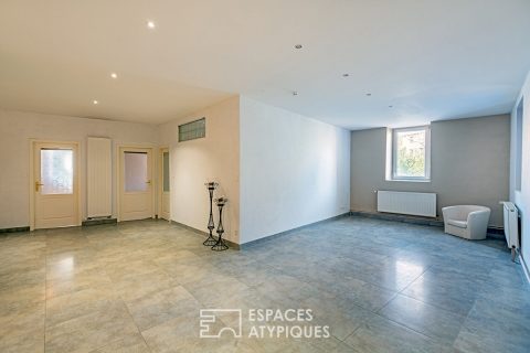 Loft in a former malthouse