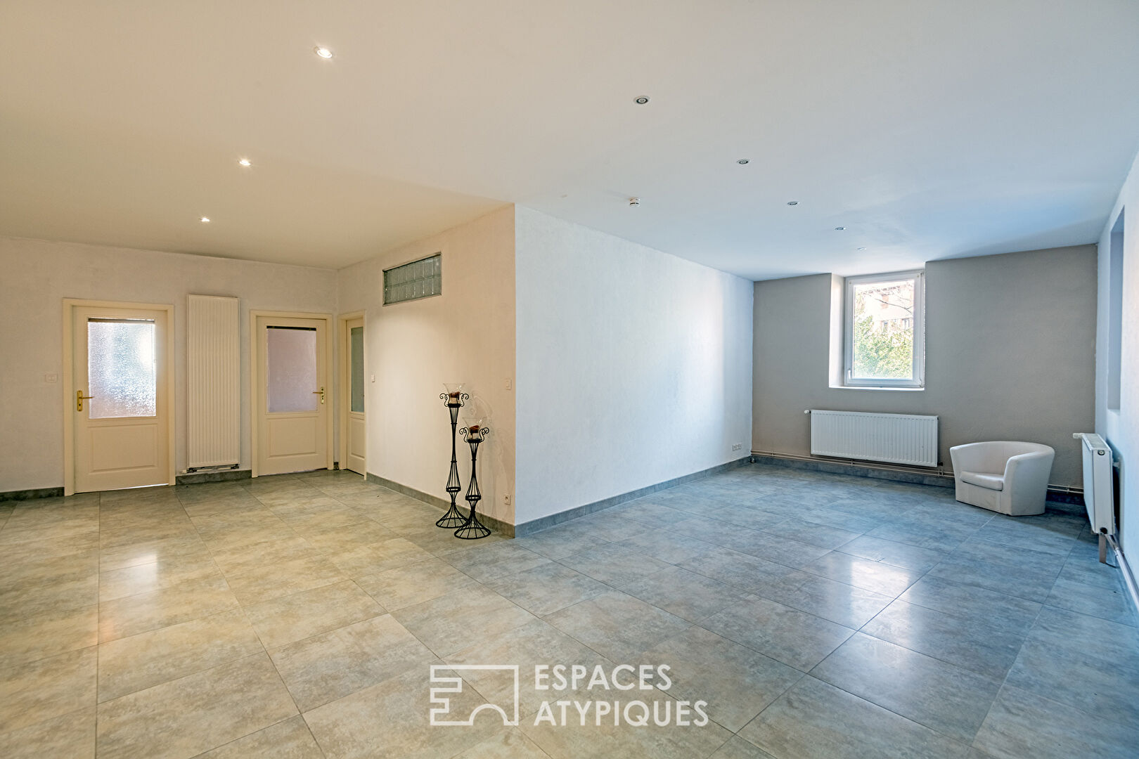 Loft in a former malthouse