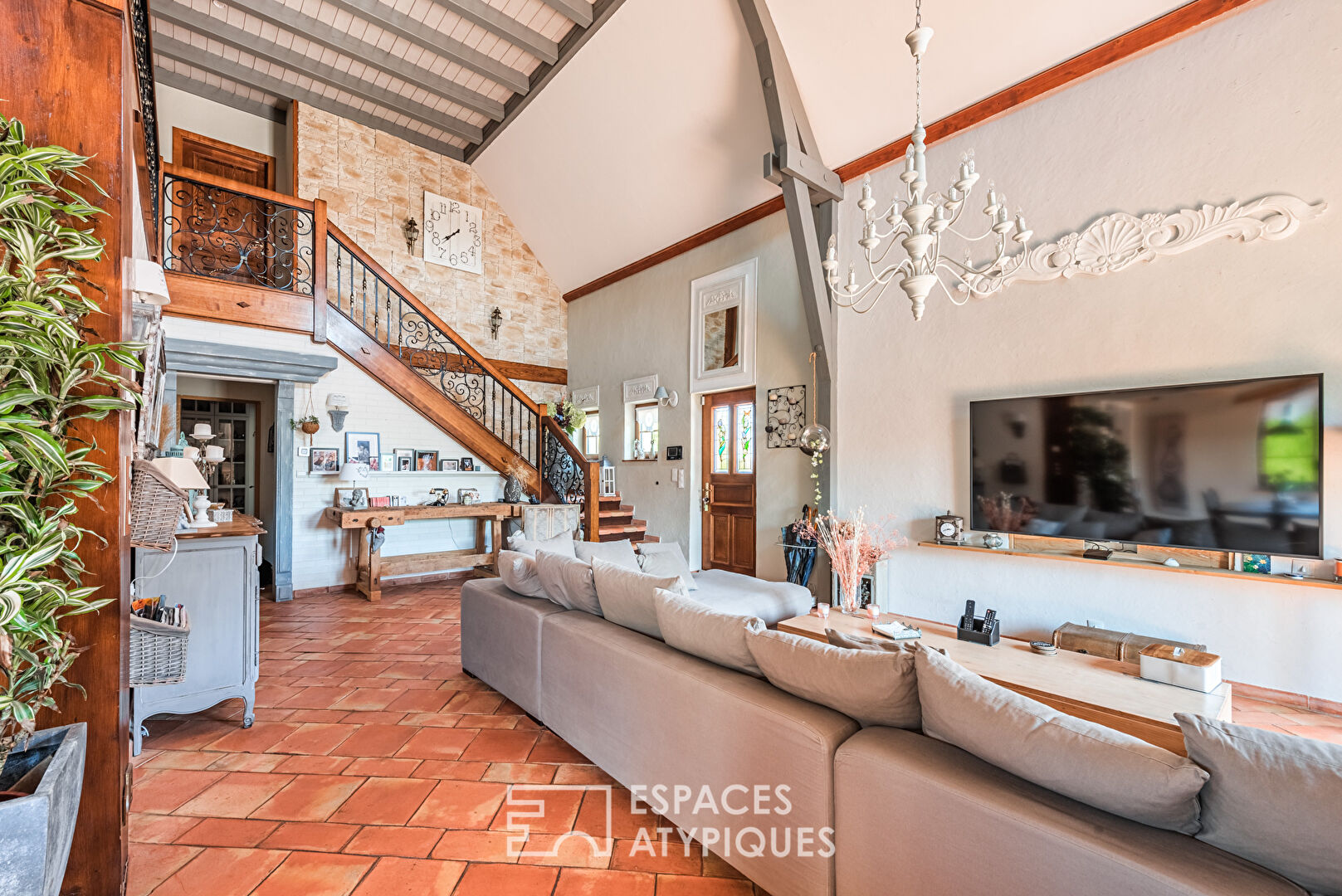 Villa bohème chic et sa piscine