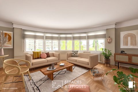 Character flat with view on the quays