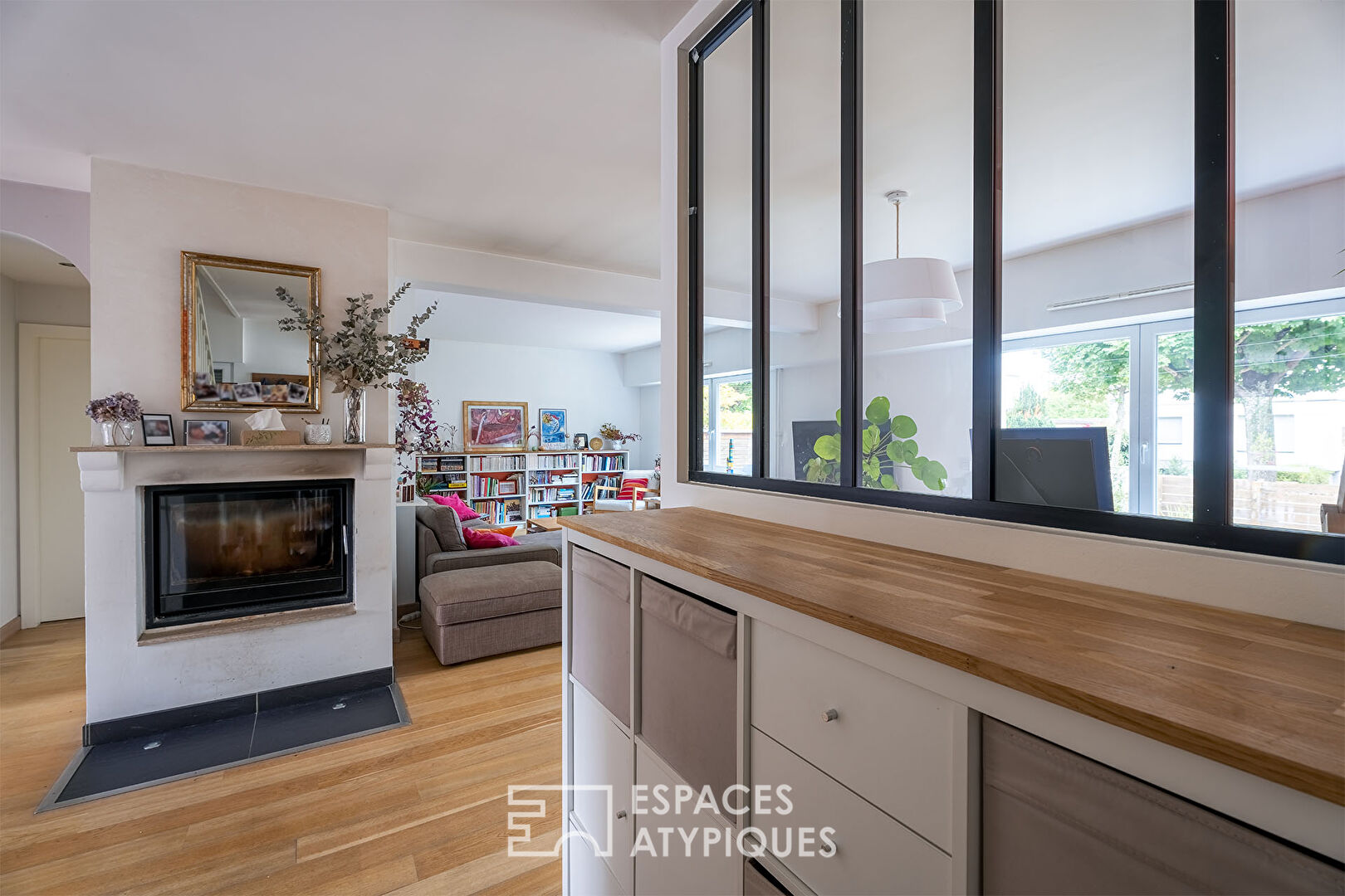 Renovated 1950s house and its garden