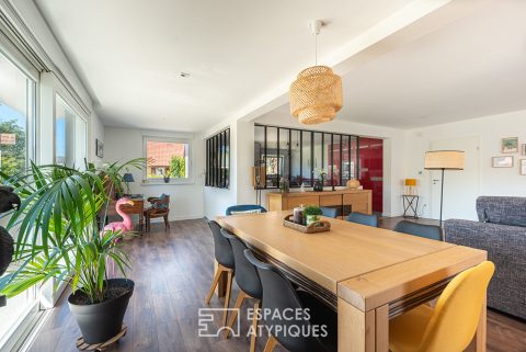Contemporary flat with terrace