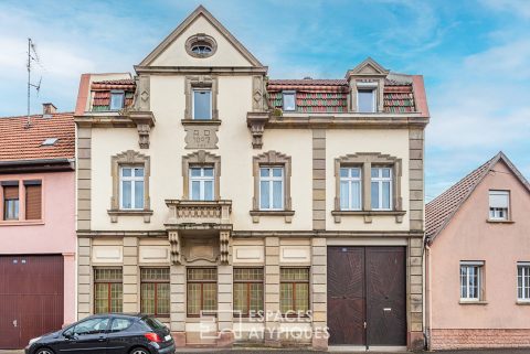 Maison bourgeoise et son jardin intimiste