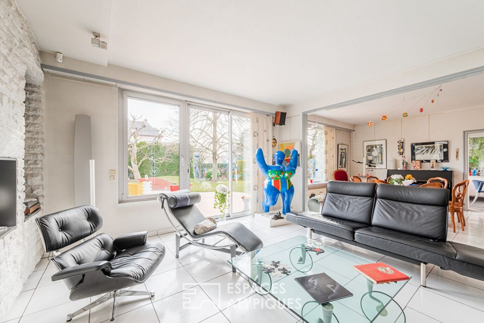Maison d'architecte dans son écrin paysager