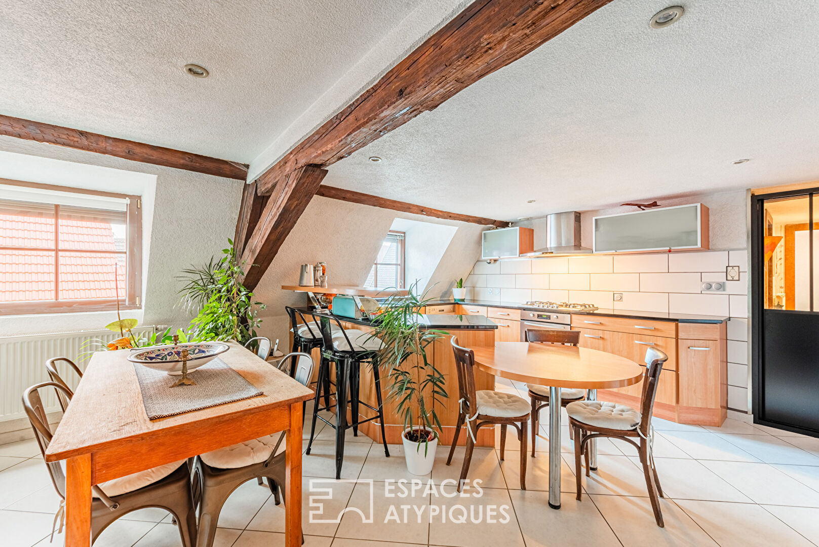 Duplex de charme sous les toits