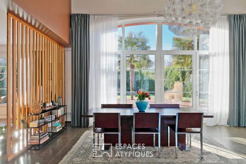 Villa d’architecte rouge brique au coeur de Marne la Vallée