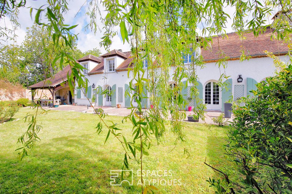 77650 CHALMAISON - Authentique Longère avec jardin et dépendances - Réf. 551